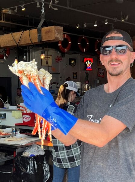 Tracy's Crab legs in Juneau