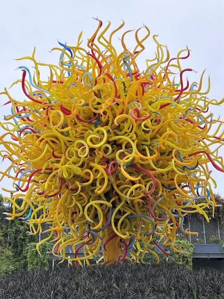 Garden art piece at Chihuly Garden and Glass, Seattle