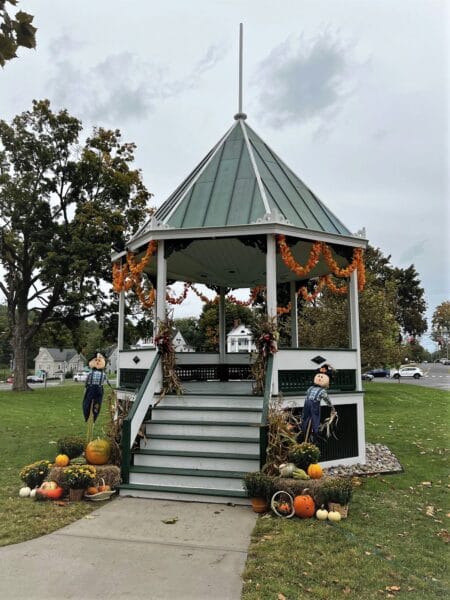 New Milford town green in Connecticut