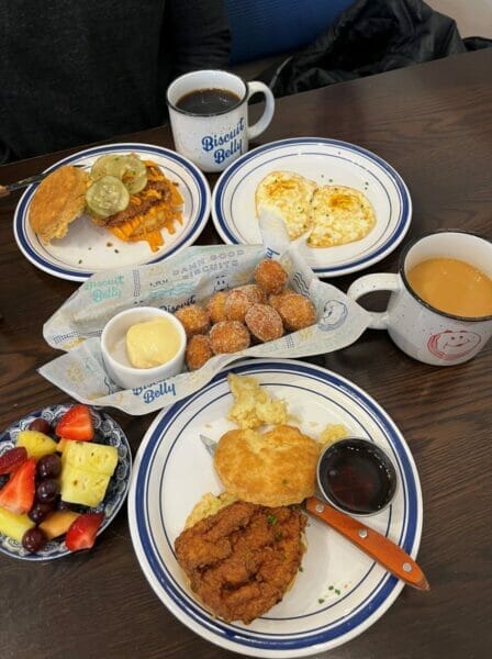 Biscuit Belly food on Kentucky Bourbon Trail