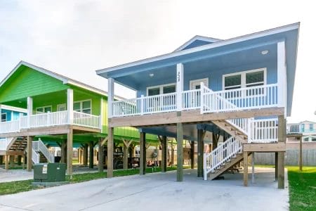view of Blue Anchor three bedroom Port Aransas rental 