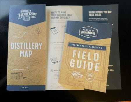 field guide and distillery map
