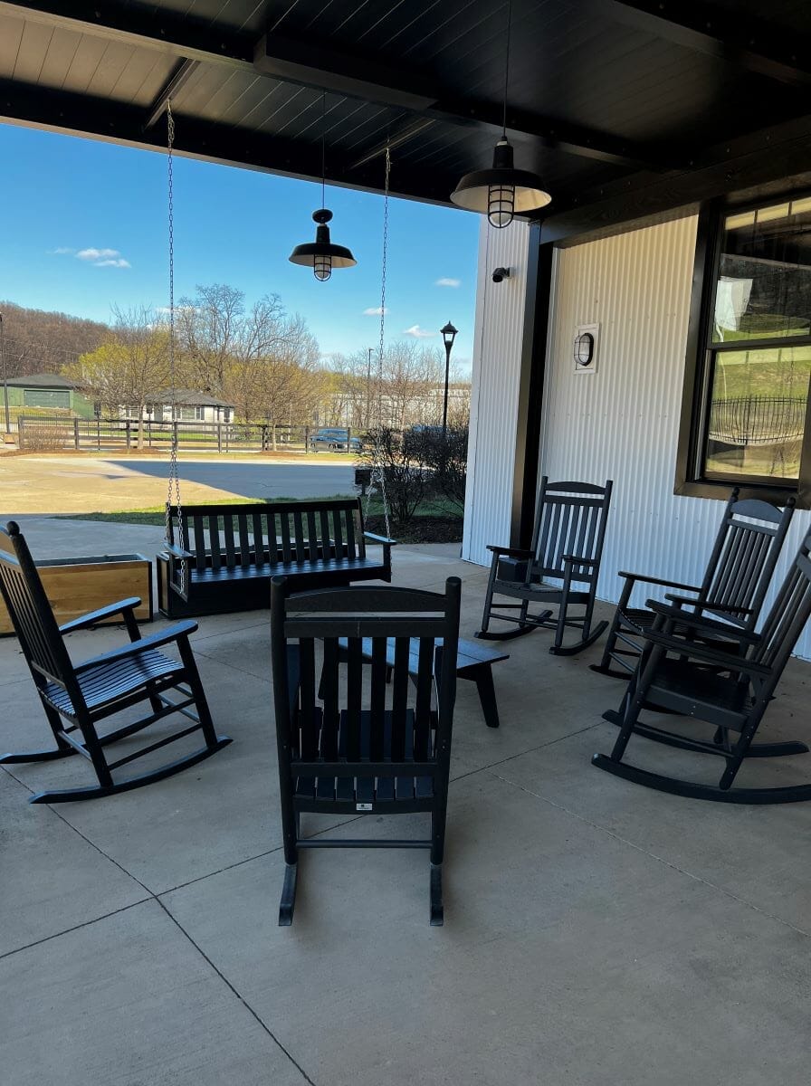 Jim beam outdoor patio