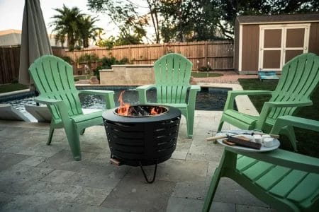 backyard recreation area