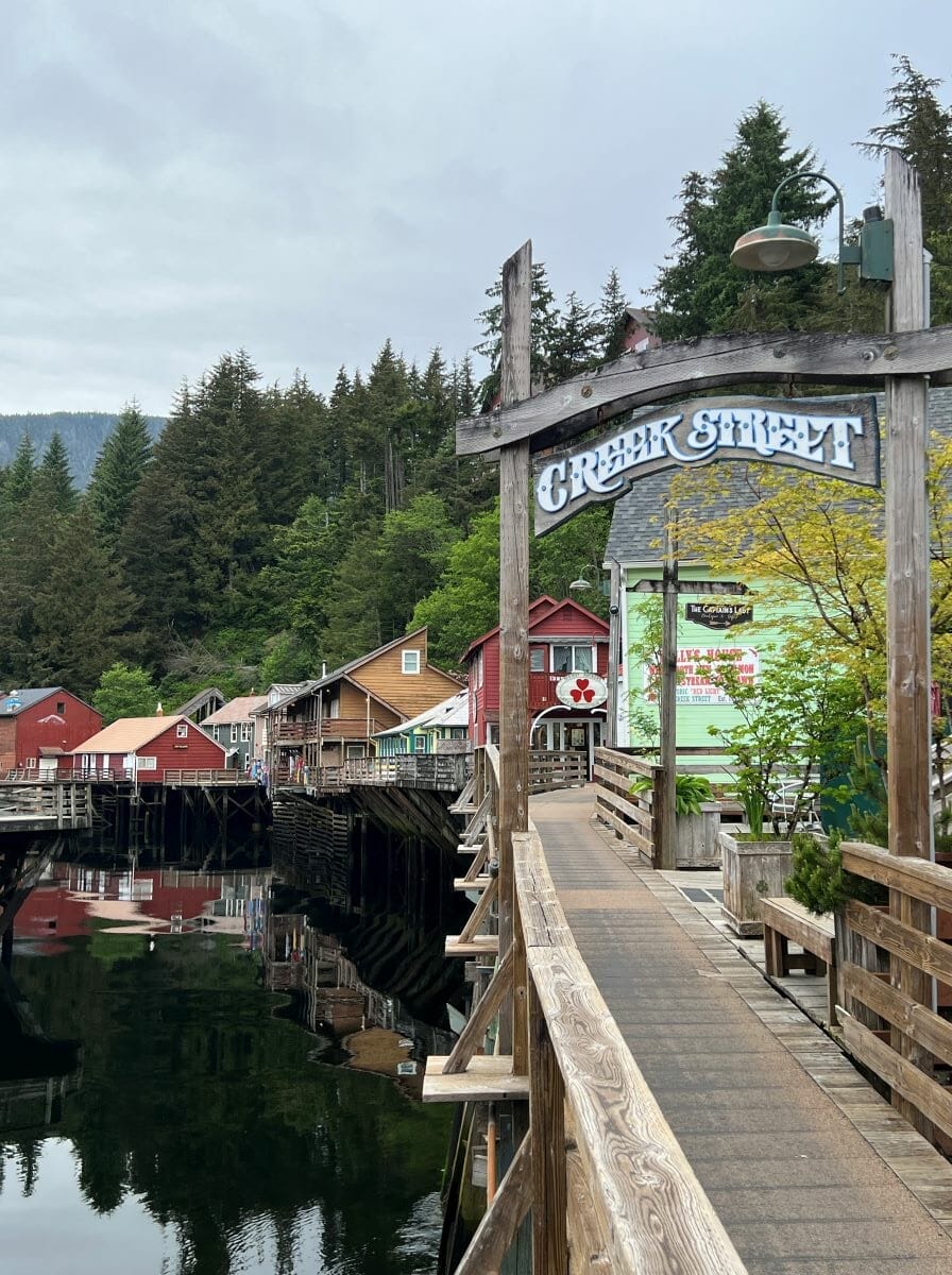 Creek Street in Ketchikan AK