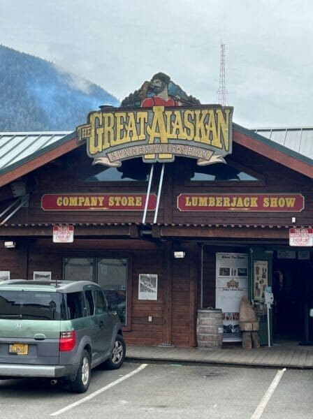 Great Alaskan Lumberjack show in Ketchikan, AK