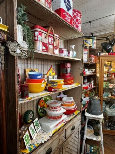 Places to shop for antiques in Gruene, Texas