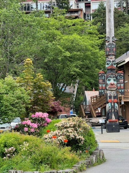 Passport Totem Pole in Ketchikan AK