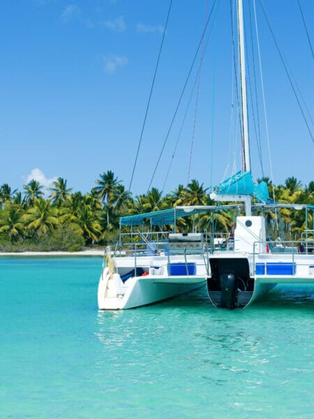 Catamaran on 4 day Puerto Rico itinerary
