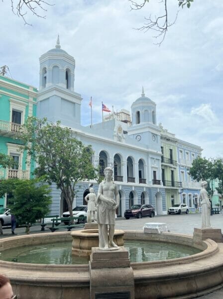 Colorful Old San Juan Plaza de Armas