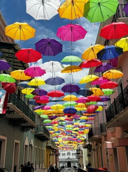 Umbrella Street four days in San Juan