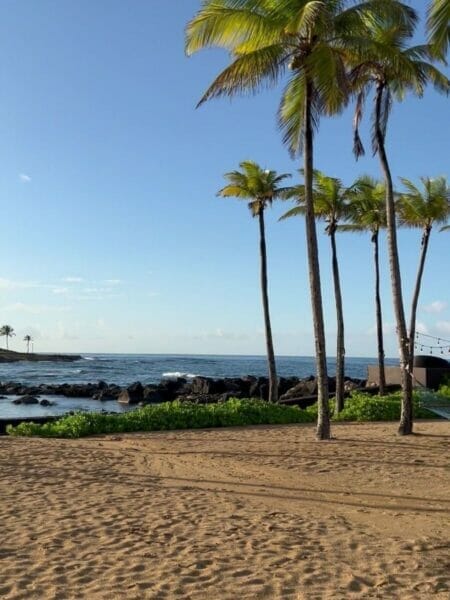 beach picture in Old San Juan