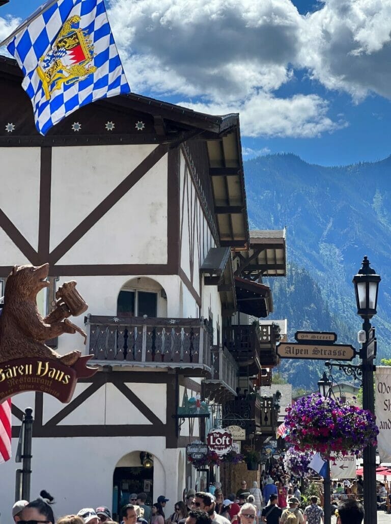 Leavenworth city view
