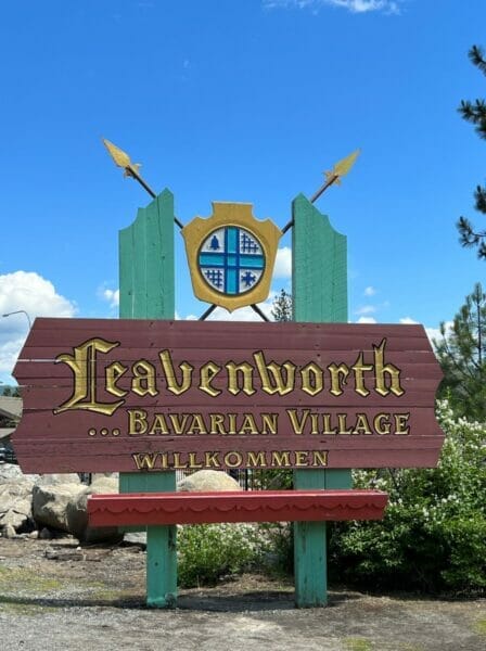 Leavenworth, Washington sign