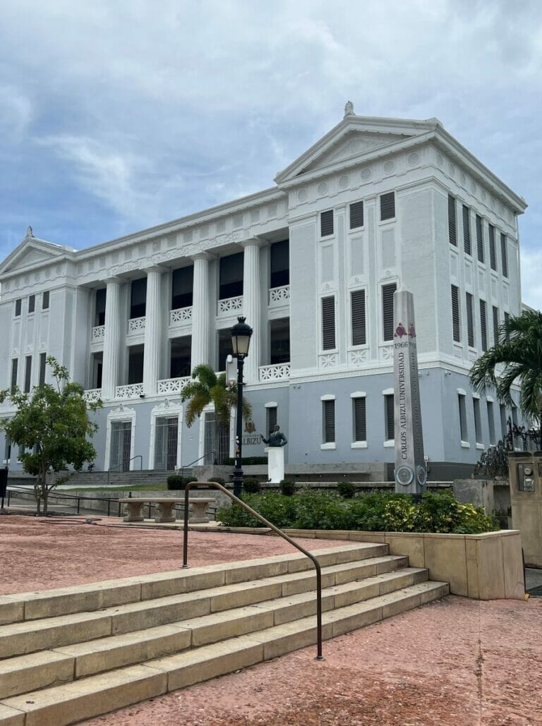 Colorful Old San Juan university