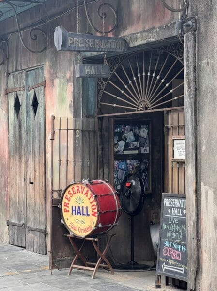 A day in New Orleans at Preservation hall