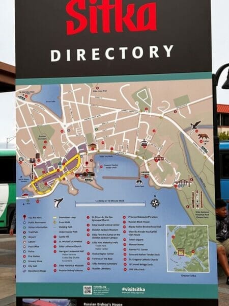 Sitka Directory at Sitka Cruise Port