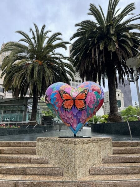 San Francisco union Square Heart