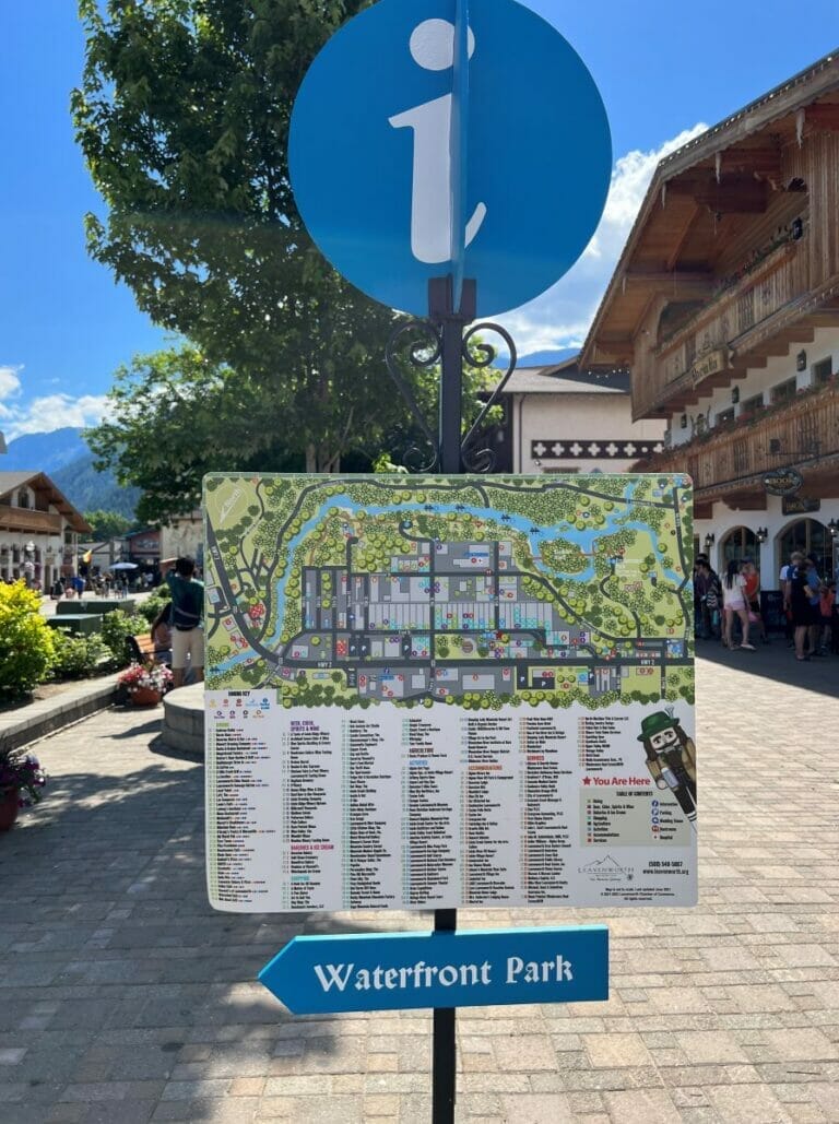 Waterfront Park in Leavenworth, WA