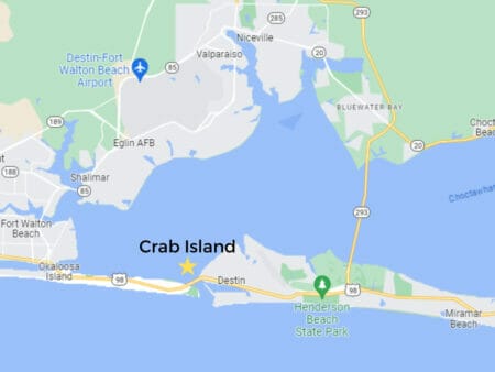 Crab Island Map