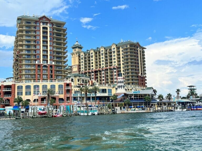 Destin harbor Boardwalk near Crab Island