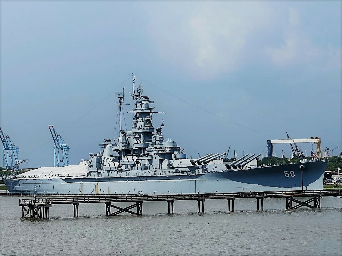 USS Alabama on Texas to Florida road trip