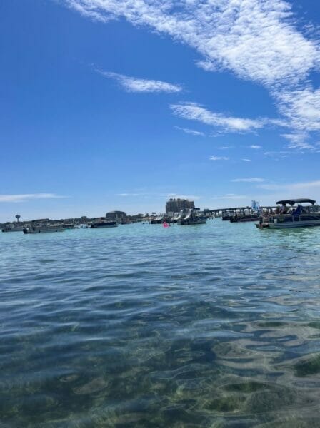 Crab Island water