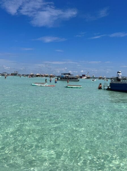 Crab Island water