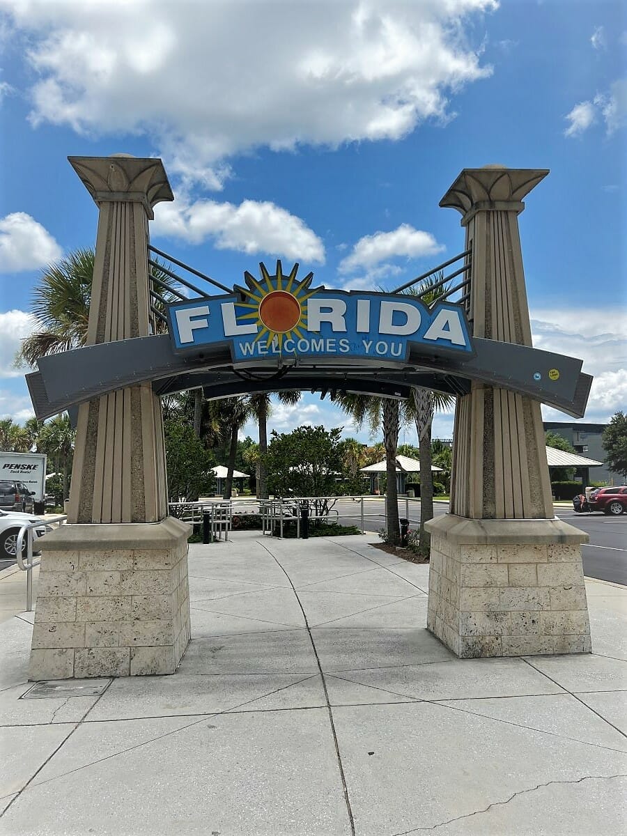 Texas to Florida road trip stop