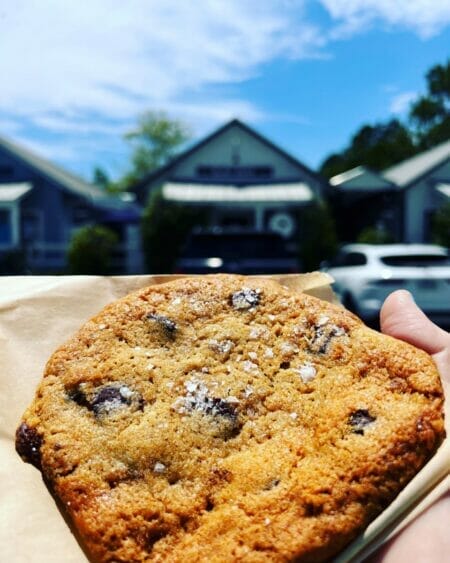 chocolate sea salt cookie from Black Bear Bread in 30A