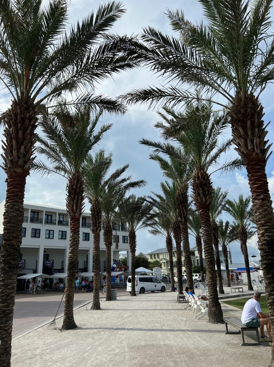 Seaside town square in 30A