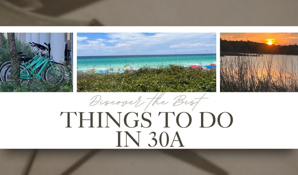 Things to do in 30A