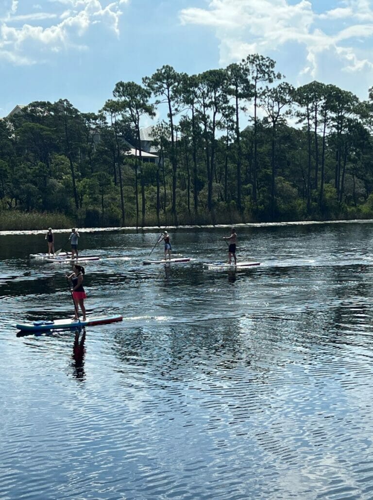things to do in 30A - paddleboarding