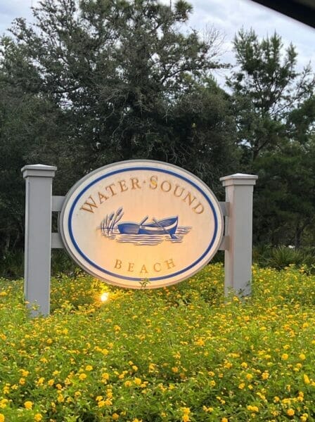 WaterSound sign