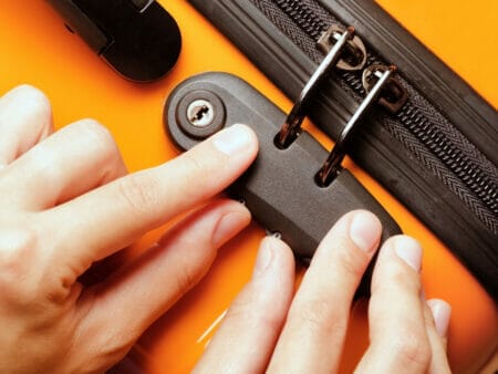luggage zippers and lock