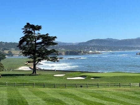 Pebble Beach golf course near Monterey