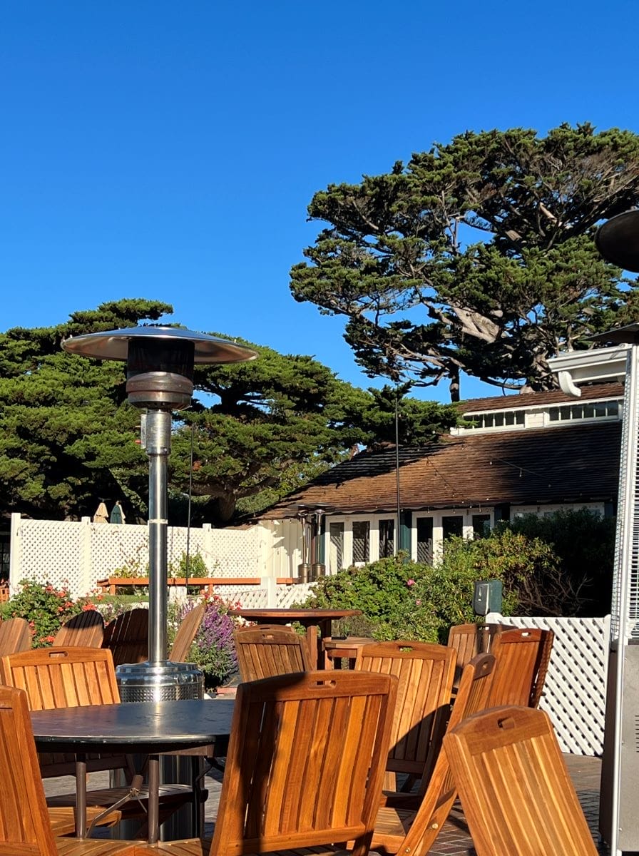 Mission Ranch patio in Carmel
