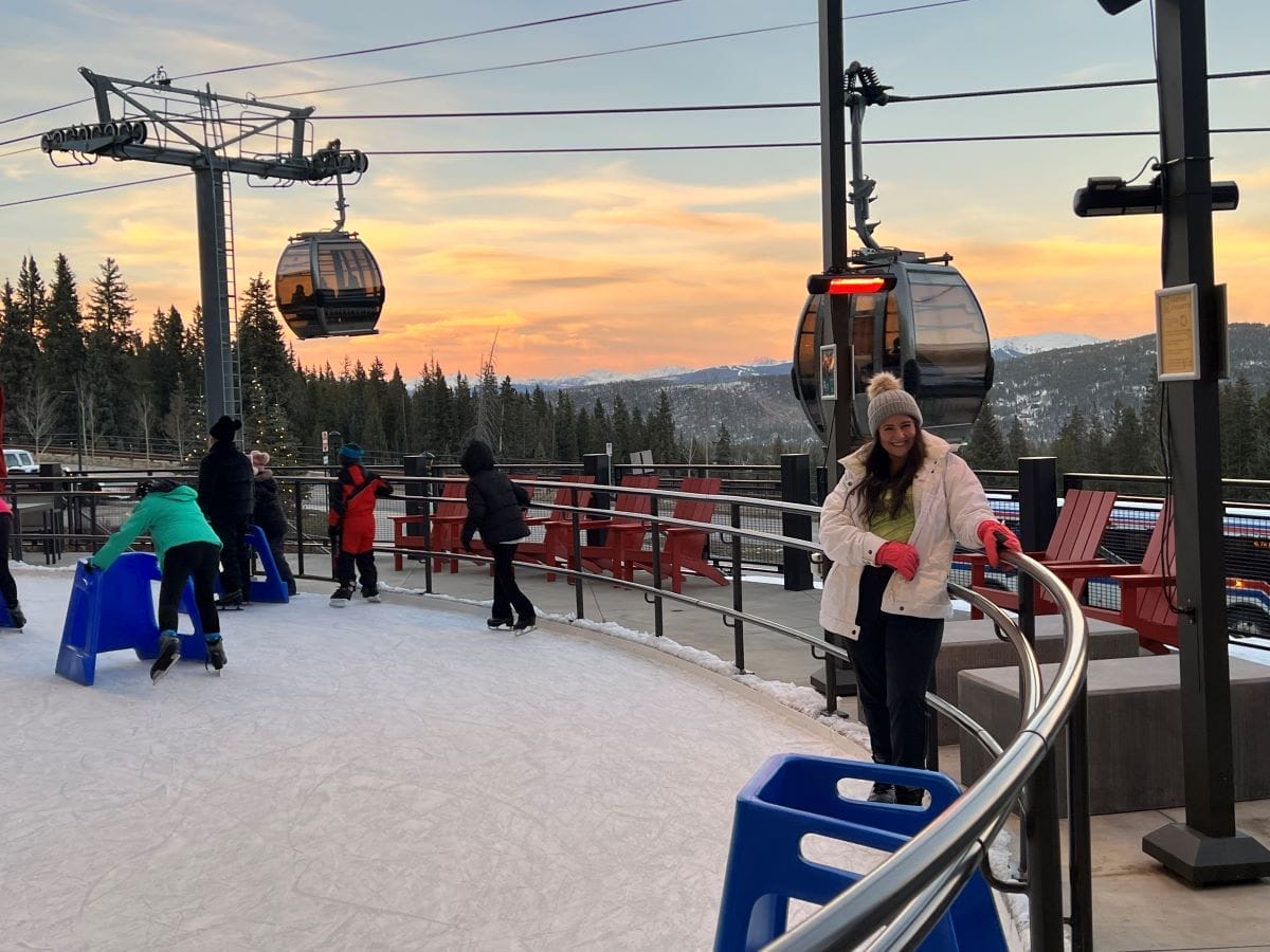 ice skating in Breckenridge