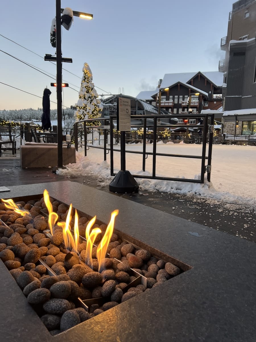 fire pit for s'mores in Breckenridge