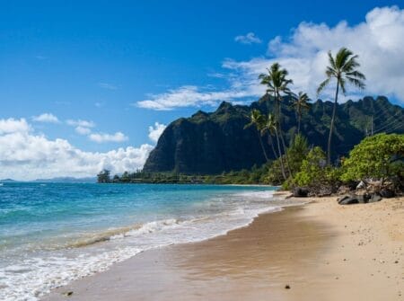 Beach on the Hawaiian Islands