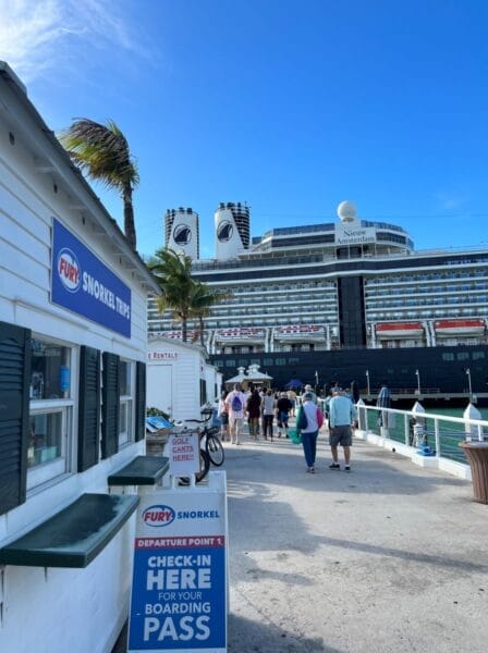 Cruise ship port in Key West
