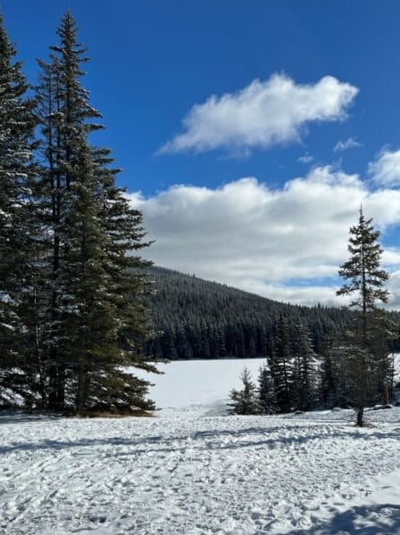 Two Jack Lake viewing area