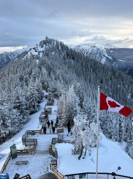 View from top of Banff gondola