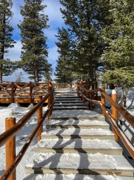 Surprise Corner stairs to viewing platform