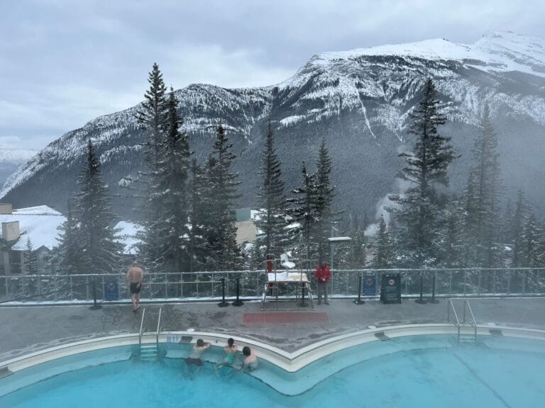 Upper Hot Springs Pool in Banff, Canada