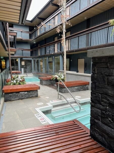 Banff Aspen Lodge hot tubs
