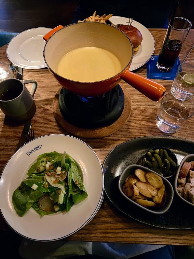 Banff fondue at Bluebire