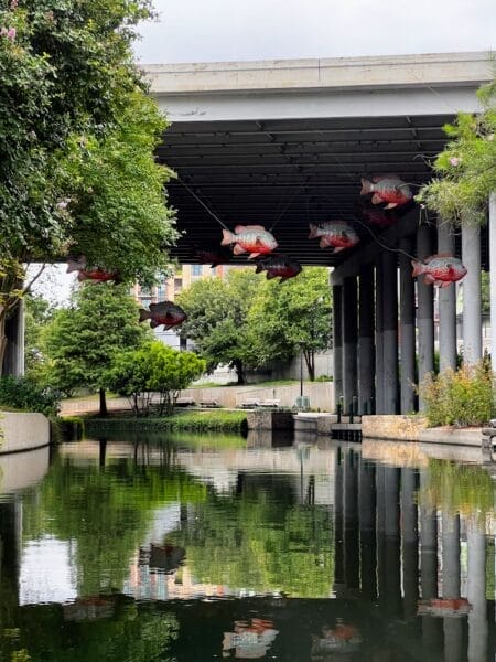 FISH art installation in San Antonio