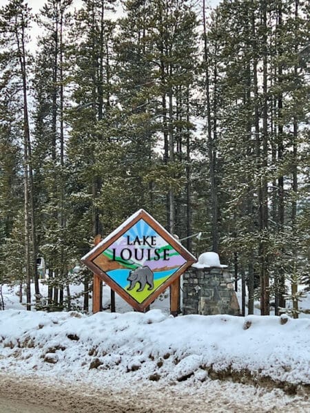 Lake Louise sign