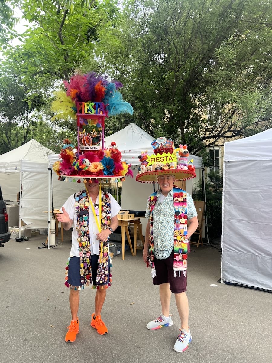 Fiesta medals in San Antonio
